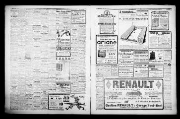5 vues - Le Bourguignon : journal quotidien de la démocratie radicale-socialiste, n° 311, dimanche 8 novembre 1936 (ouvre la visionneuse)