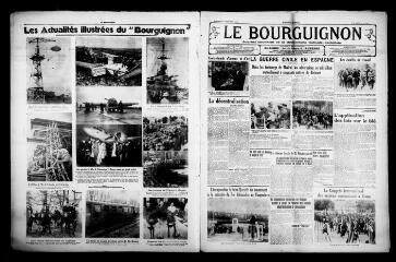 4 vues - Le Bourguignon : journal quotidien de la démocratie radicale-socialiste, n° 314, mercredi 11 novembre 1936 (ouvre la visionneuse)