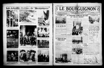 4 vues - Le Bourguignon : journal quotidien de la démocratie radicale-socialiste, n° 316, vendredi 13 novembre 1936 (ouvre la visionneuse)