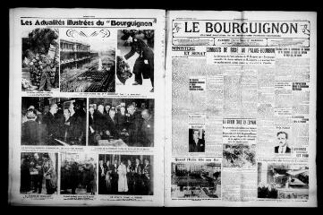 4 vues - Le Bourguignon : journal quotidien de la démocratie radicale-socialiste, n° 318, dimanche 15 novembre 1936 (ouvre la visionneuse)