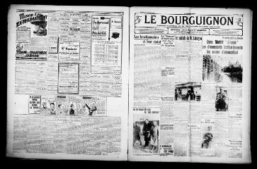 4 vues - Le Bourguignon : journal quotidien de la démocratie radicale-socialiste, n° 324, samedi 21 novembre 1936 (ouvre la visionneuse)