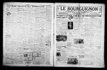 3 vues - Le Bourguignon : journal quotidien de la démocratie radicale-socialiste, n° 328, mercredi 25 novembre 1936 (ouvre la visionneuse)