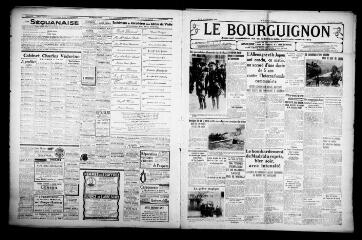 3 vues - Le Bourguignon : journal quotidien de la démocratie radicale-socialiste, n° 329, jeudi 26 novembre 1936 (ouvre la visionneuse)
