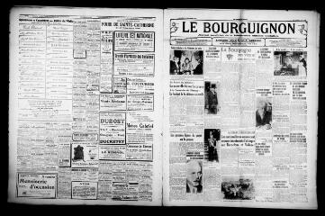 4 vues - Le Bourguignon : journal quotidien de la démocratie radicale-socialiste, n° 330, vendredi 27 novembre 1936 (ouvre la visionneuse)