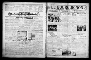 4 vues - Le Bourguignon : journal quotidien de la démocratie radicale-socialiste, n° 334, mardi 1er décembre 1936 (ouvre la visionneuse)