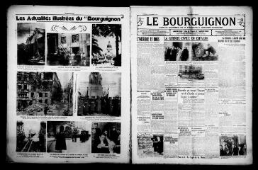 4 vues - Le Bourguignon : journal quotidien de la démocratie radicale-socialiste, n° 337, vendredi 4 décembre 1936 (ouvre la visionneuse)