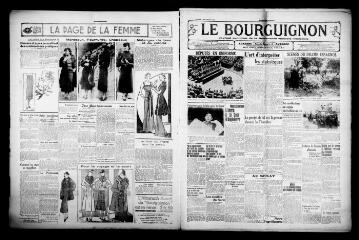 4 vues - Le Bourguignon : journal quotidien de la démocratie radicale-socialiste, n° 338, samedi 5 décembre 1936 (ouvre la visionneuse)