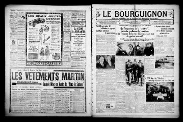 3 vues - Le Bourguignon : journal quotidien de la démocratie radicale-socialiste, n° 340, lundi 7 décembre 1936 (ouvre la visionneuse)