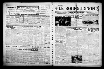 3 vues - Le Bourguignon : journal quotidien de la démocratie radicale-socialiste, n° 341, mardi 8 décembre 1936 (ouvre la visionneuse)