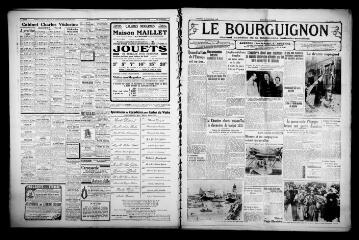4 vues - Le Bourguignon : journal quotidien de la démocratie radicale-socialiste, n° 344, vendredi 11 décembre 1936 (ouvre la visionneuse)