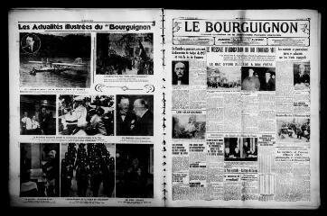 4 vues - Le Bourguignon : journal quotidien de la démocratie radicale-socialiste, n° 345, samedi 12 décembre 1936 (ouvre la visionneuse)