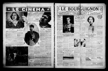 4 vues - Le Bourguignon : journal quotidien de la démocratie radicale-socialiste, n° 346, dimanche 13 décembre 1936 (ouvre la visionneuse)