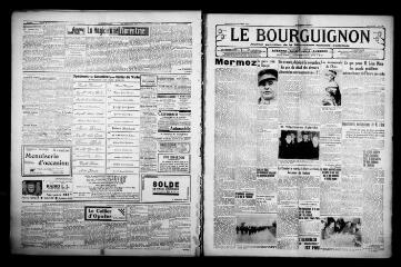 4 vues - Le Bourguignon : journal quotidien de la démocratie radicale-socialiste, n° 349, mercredi 16 décembre 1936 (ouvre la visionneuse)