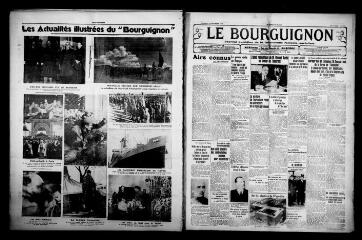 4 vues - Le Bourguignon : journal quotidien de la démocratie radicale-socialiste, n° 351, vendredi 18 décembre 1936 (ouvre la visionneuse)