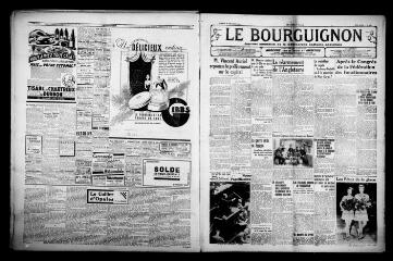 4 vues - Le Bourguignon : journal quotidien de la démocratie radicale-socialiste, n° 352, samedi 19 décembre 1936 (ouvre la visionneuse)