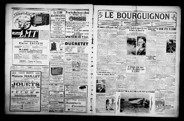 3 vues - Le Bourguignon : journal quotidien de la démocratie radicale-socialiste, n° 361, lundi 28 décembre 1936 (ouvre la visionneuse)
