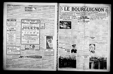 4 vues - Le Bourguignon : journal quotidien de la démocratie radicale-socialiste, n° 364, jeudi 31 décembre 1936 (ouvre la visionneuse)