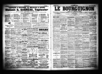 3 vues - Le Bourguignon : journal de la démocratie radicale, n° 42, mardi 19 février 1901 (ouvre la visionneuse)