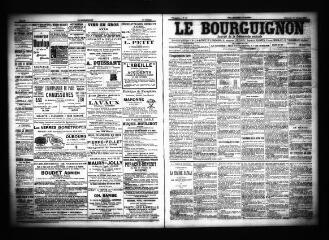 3 vues - Le Bourguignon : journal de la démocratie radicale, n° 47, dimanche 24 février 1901 (ouvre la visionneuse)