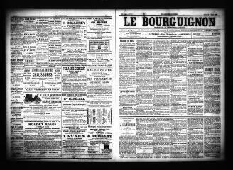 3 vues - Le Bourguignon : journal de la démocratie radicale, n° 55, mercredi 6 mars 1901 (ouvre la visionneuse)