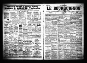 3 vues - Le Bourguignon : journal de la démocratie radicale, n° 66, mardi 19 mars 1901 (ouvre la visionneuse)