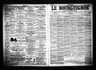 3 vues - Le Bourguignon : journal de la démocratie radicale, n° 73, mercredi 27 mars 1901 (ouvre la visionneuse)