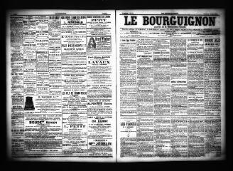 3 vues - Le Bourguignon : journal de la démocratie radicale, n° 75, vendredi 29 mars 1901 (ouvre la visionneuse)