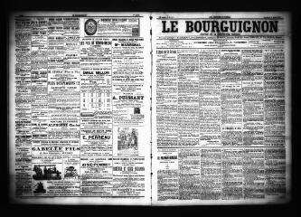 3 vues - Le Bourguignon : journal de la démocratie radicale, n° 181, vendredi 2 août 1901 (ouvre la visionneuse)