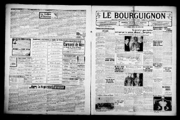 3 vues - Le Bourguignon : journal quotidien de la démocratie radicale-socialiste, n° 4, mardi 5 janvier 1937 (ouvre la visionneuse)