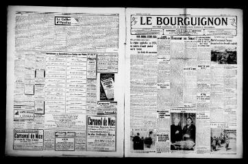 4 vues - Le Bourguignon : journal quotidien de la démocratie radicale-socialiste, n° 5, mercredi 6 janvier 1937 (ouvre la visionneuse)