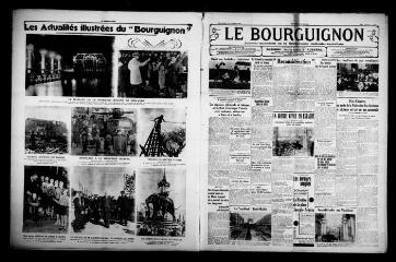 4 vues - Le Bourguignon : journal quotidien de la démocratie radicale-socialiste, n° 9, dimanche 10 janvier 1937 (ouvre la visionneuse)