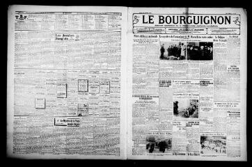 4 vues - Le Bourguignon : journal quotidien de la démocratie radicale-socialiste, n° 27, jeudi 28 janvier 1937 (ouvre la visionneuse)