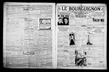 4 vues - Le Bourguignon : journal quotidien de la démocratie radicale-socialiste, n° 29, samedi 30 janvier 1937 (ouvre la visionneuse)