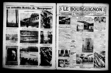 4 vues - Le Bourguignon : journal quotidien de la démocratie radicale-socialiste, n° 86, dimanche 28 mars 1937 (ouvre la visionneuse)