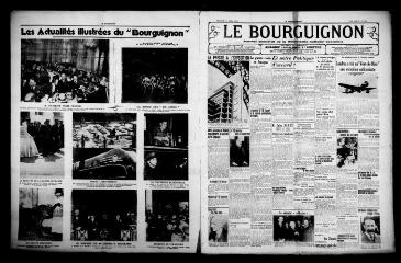 4 vues - Le Bourguignon : journal quotidien de la démocratie radicale-socialiste, n° 100, dimanche 11 avril 1937 (ouvre la visionneuse)