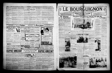 4 vues - Le Bourguignon : journal quotidien de la démocratie radicale-socialiste, n° 95, mardi 6 avril 1937 (ouvre la visionneuse)