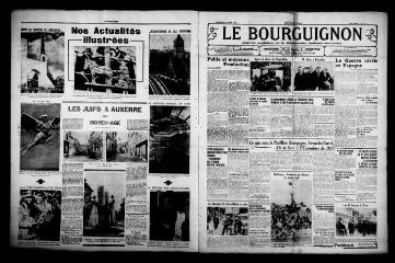 4 vues - Le Bourguignon : journal quotidien de la démocratie radicale-socialiste, n° 117, mercredi 28 avril 1937 (ouvre la visionneuse)