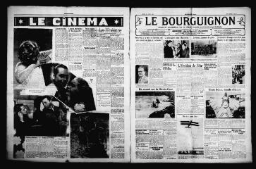 4 vues - Le Bourguignon : journal quotidien de la démocratie radicale-socialiste, n° 111, jeudi 22 avril 1937 (ouvre la visionneuse)