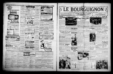 3 vues - Le Bourguignon : journal quotidien de la démocratie radicale-socialiste, n° 156, lundi 7 juin 1937 (ouvre la visionneuse)