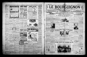 4 vues - Le Bourguignon : journal quotidien de la démocratie radicale-socialiste, n° 151, mercredi 2 juin 1937 (ouvre la visionneuse)