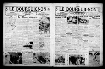 4 vues - Le Bourguignon : journal quotidien de la démocratie radicale-socialiste, n° 269, mercredi 29 septembre 1937 (ouvre la visionneuse)
