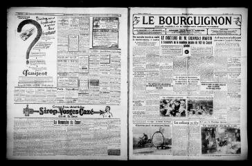4 vues - Le Bourguignon : journal quotidien de la démocratie radicale-socialiste, n° 291, jeudi 21 octobre 1937 (ouvre la visionneuse)