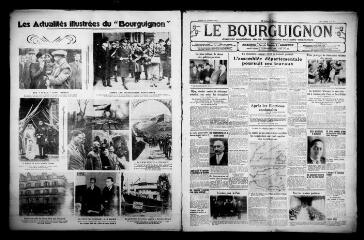 4 vues - Le Bourguignon : journal quotidien de la démocratie radicale-socialiste, n° 293, samedi 23 octobre 1937 (ouvre la visionneuse)
