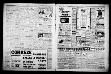 5 vues - Le Bourguignon : journal quotidien de la démocratie radicale-socialiste, n° 294, dimanche 24 octobre 1937 (ouvre la visionneuse)