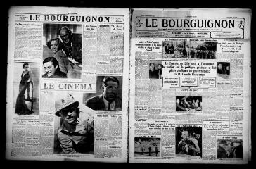 3 vues - Le Bourguignon : journal quotidien de la démocratie radicale-socialiste, n° 302, lundi 1er novembre 1937 (ouvre la visionneuse)