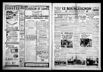 4 vues - Le Bourguignon : grand quotidien régional illustré de la démocratie radicale-socialiste, n° 55, lundi 27 février 1939 (ouvre la visionneuse)