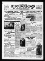 4 vues - Le Bourguignon : grand quotidien régional illustré de la démocratie radicale-socialiste, n° 281, mercredi 11 octobre 1939 (ouvre la visionneuse)