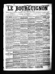3 vues - Le Bourguignon : journal de la démocratie radicale, n° 240, vendredi 10 octobre 1902 (ouvre la visionneuse)