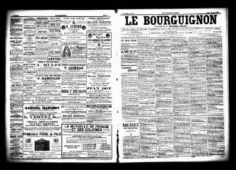 3 vues - Le Bourguignon : journal de la démocratie radicale, n° 66, jeudi 19 mars 1903 (ouvre la visionneuse)
