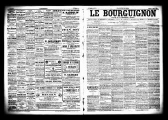 3 vues - Le Bourguignon : journal de la démocratie radicale, n° 70, mardi 24 mars 1903 (ouvre la visionneuse)